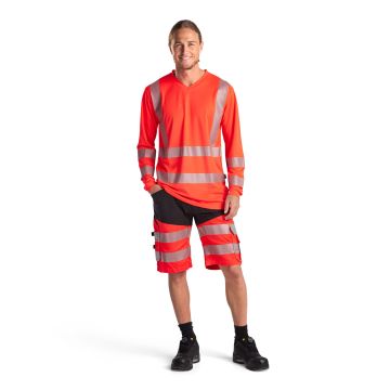 Blaklader 3385 UV T-shirt long sleeve High Vis