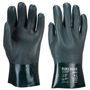 Portwest A827 Dubbel Gedompelde PVC-Handschoen 27cm
