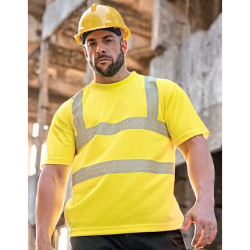Korntex KX072 Hi-Vis Broken Reflective Premium T-Shirt Alhambra