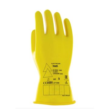 Ansell Electrician RIG011Y Class 0, work glove