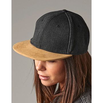 Beechfield CB668 Suede Peak Snapback