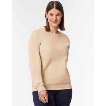 Gildan GSF000 Softstyle® Midweight Fleece Adult Crewneck Sweatshirt - Zwart