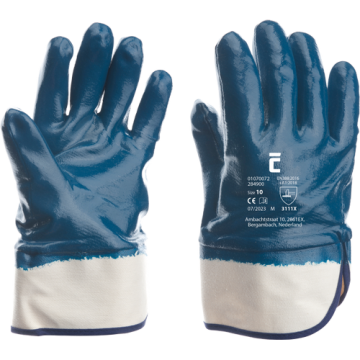 CERVA 01070072 SW 2849 nitril gedoopt handschoenen