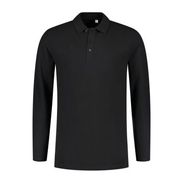 Lemon & Soda Cotton Elastane Long Sleeve Polo LEM3576