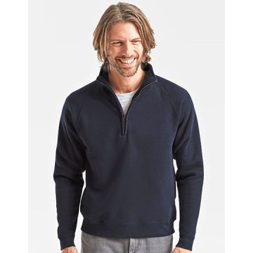 Fruit of the Loom F382 Premium Zip Neck Raglan Sweat