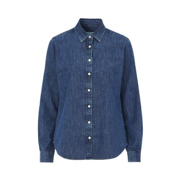 Cottover Hemd Dark Denim Lady Gots gecertificeerd