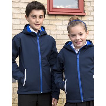 Result Core RT224Y Youth TX Performance Hooded Soft Shell Jacket