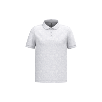 Kariban K254C Piqué-herenpolo korte mouwen - Zwart
