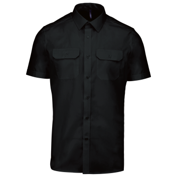 Kariban K503 Herenpilootoverhemd korte mouwen