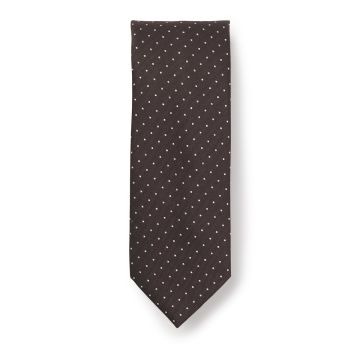OAKMORE 400004 Streepjes Stropdas Chocolade