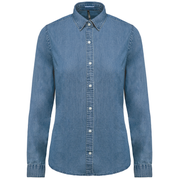 Kariban K509 Damesblouse Denim