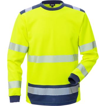 FRISTADS 114100 High vis T-shirt lange mouwen klasse 3 7724 THV