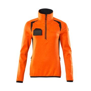 MASCOT 19353 Fleece Sweater with Short Zipper ACCELERATE SAFE