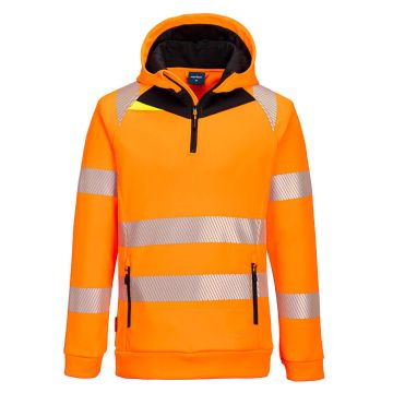 Portwest DX482 DX4 Hi-Vis 1/4  Hoodie met rits