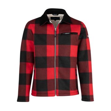 Storvik London Houthakkers Fleecevest Gevoerd Rood