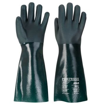 Portwest A845 Dubbel Gedompelde PVC-handschoen 45cm