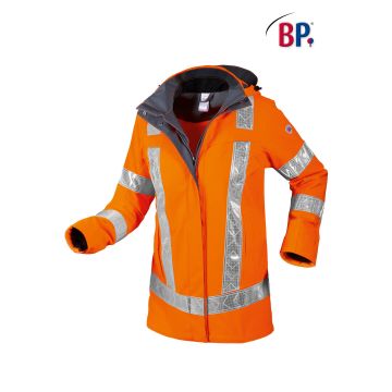 BP 2127-880-85 Wind and water-resistant jacket for women with high visibility