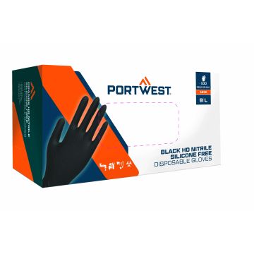 Portwest A930 Oranje HD Wegwerphandschoen (Pk100)