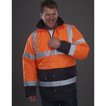 YOKO YK302 Hi-Vis Two-Tone Motorway Jacket