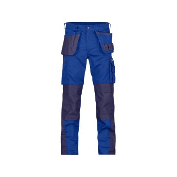 DASSY 200428 Seattle Tweekleurige holsterzakkenbroek met kniezakken - Blauw