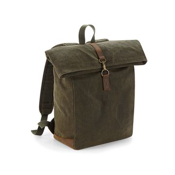 Quadra QD655 Heritage Waxed Canvas Backpack