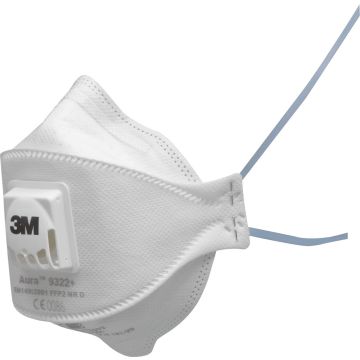 3M Aura 9322+ stofmasker FFP2 + ventiel