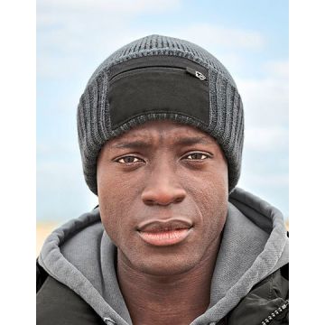Beechfield CB334R Zip Patch Beanie