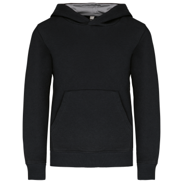 Kariban K453 Kinder Sweater met gecontrasteerde capuchon