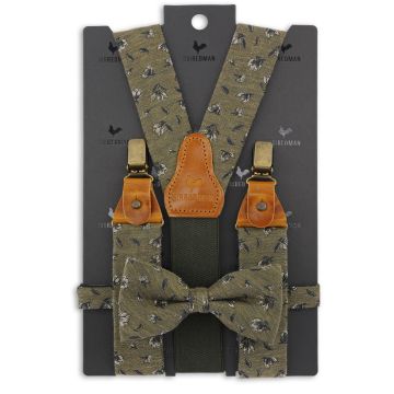 Sir Redman SR20194 ( SRCOMBI20194B ) bretels combi pack Flower Finesse Khaki