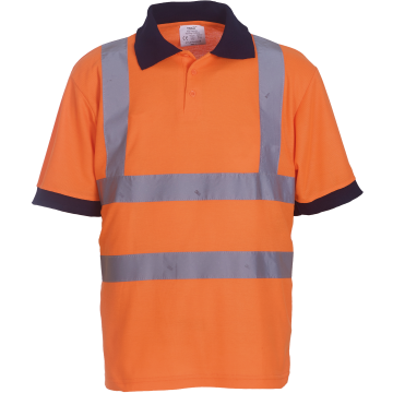 Yoko YHVJ210 High Visibility polo korte mouwen