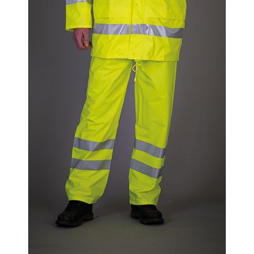 YOKO YK451 Hi-Vis Soft Flex Breathable Rain Trousers