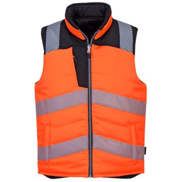 Portwest PW374 PW3 Hoge zichtbaarheid Bodywarmer, 2 zijde draagbaar.