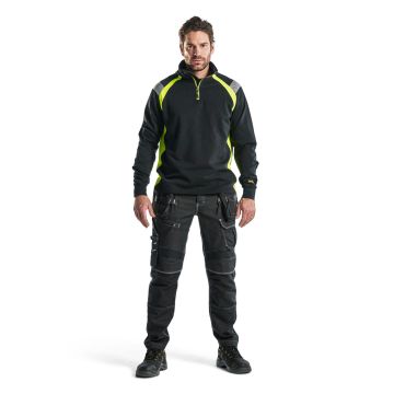 Blaklader 3432 Sweatshirt Half Zipper Visible