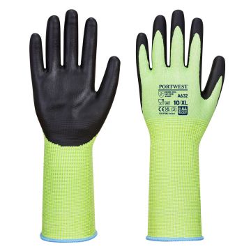 Portwest A632 Groen Knip Handschoen Lange Manchet
