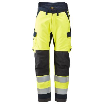 Snickers Workwear 6663 ProtecWork, Insulating Work Trousers, High-Vis Class 2