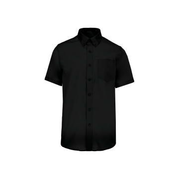 Kariban K539C Heren non-iron micro sergé overhemd korte mouwen