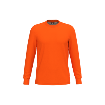 WK. Designed To Work WK318CC Ecologisch uniseks T-shirt lange mouwen katoen/polyester