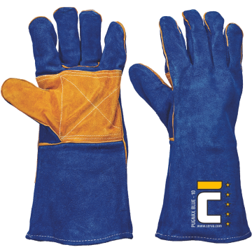 CERVA 01020069 PUGNAX BLUE gloves leather