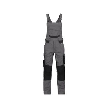 DASSY 400163 Tronix Bretelbroek met stretch en kniezakken - Grijs