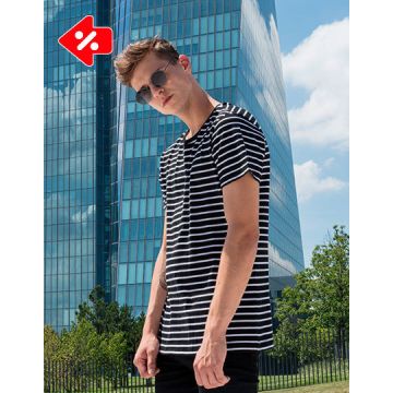 Build Your Brand BY073 Stripe Tee