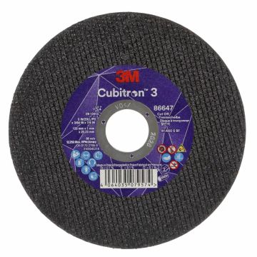 3M 86647 Cubitron 3 Doorslijpschijf