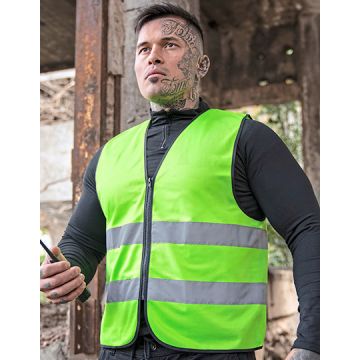 Korntex KX217 Hi-Vis Safety Vest Cologne With Front Zipper