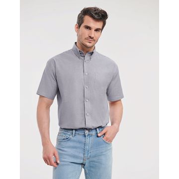Russell Athletic Collection Z933 Men's Short Sleeve Classic Oxford Shirt