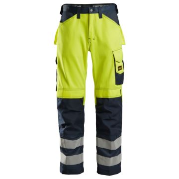Snickers Workwear 3333 Trousers High Visibility, Class 2