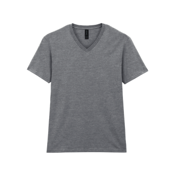 Gildan GI64V00AX Softstyle Euro Fit Adult V-neck T-shirt RS Sport Grey 3XL