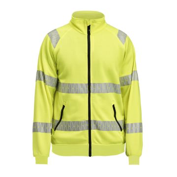 Jobman 65532567 5325 Sweatshirt Full-Zip Hi-Vis