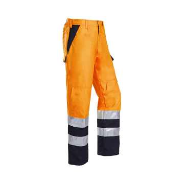 022V Broek Arudy fluo oranje/marine P52