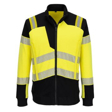 Portwest FR717 PW3 Modaflame gebreid Hi-Vis FR sweatshirt met rits