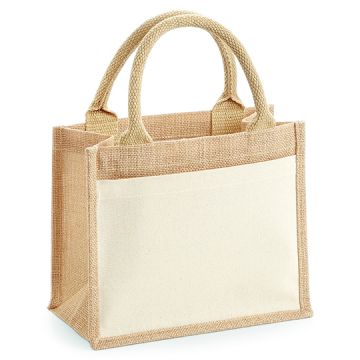 Westford Mill WM425 Cotton Pocket Jute Gift Bag
