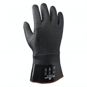 Showa 6781R zwart, mt 10-L